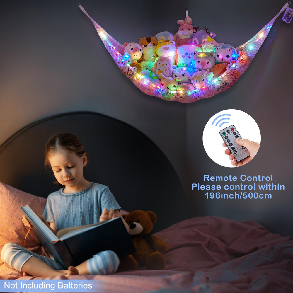 Basumee LED light battery box powers lighting for easy control.