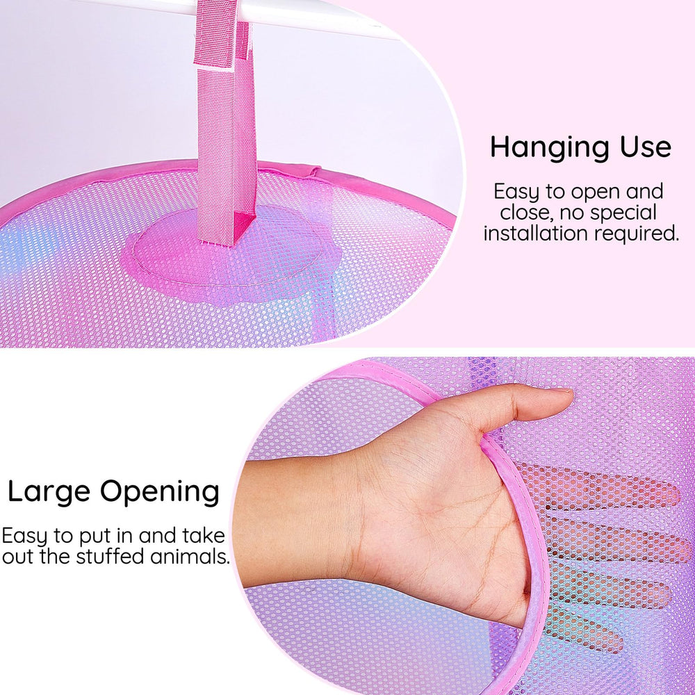 Basumee hanging loop demonstrates easy setup and versatile placement for bedrooms