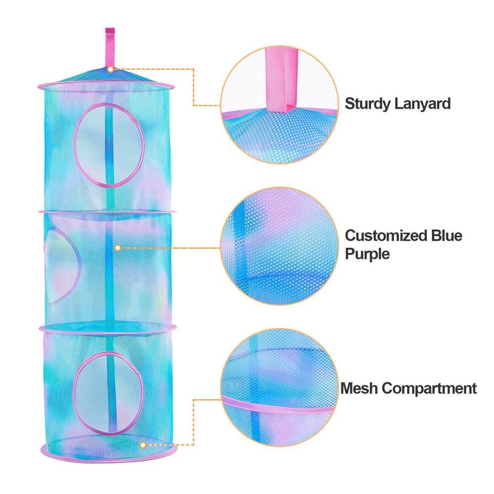 Basumee 4-tier option demonstrates extended capacity for growing plush collections.