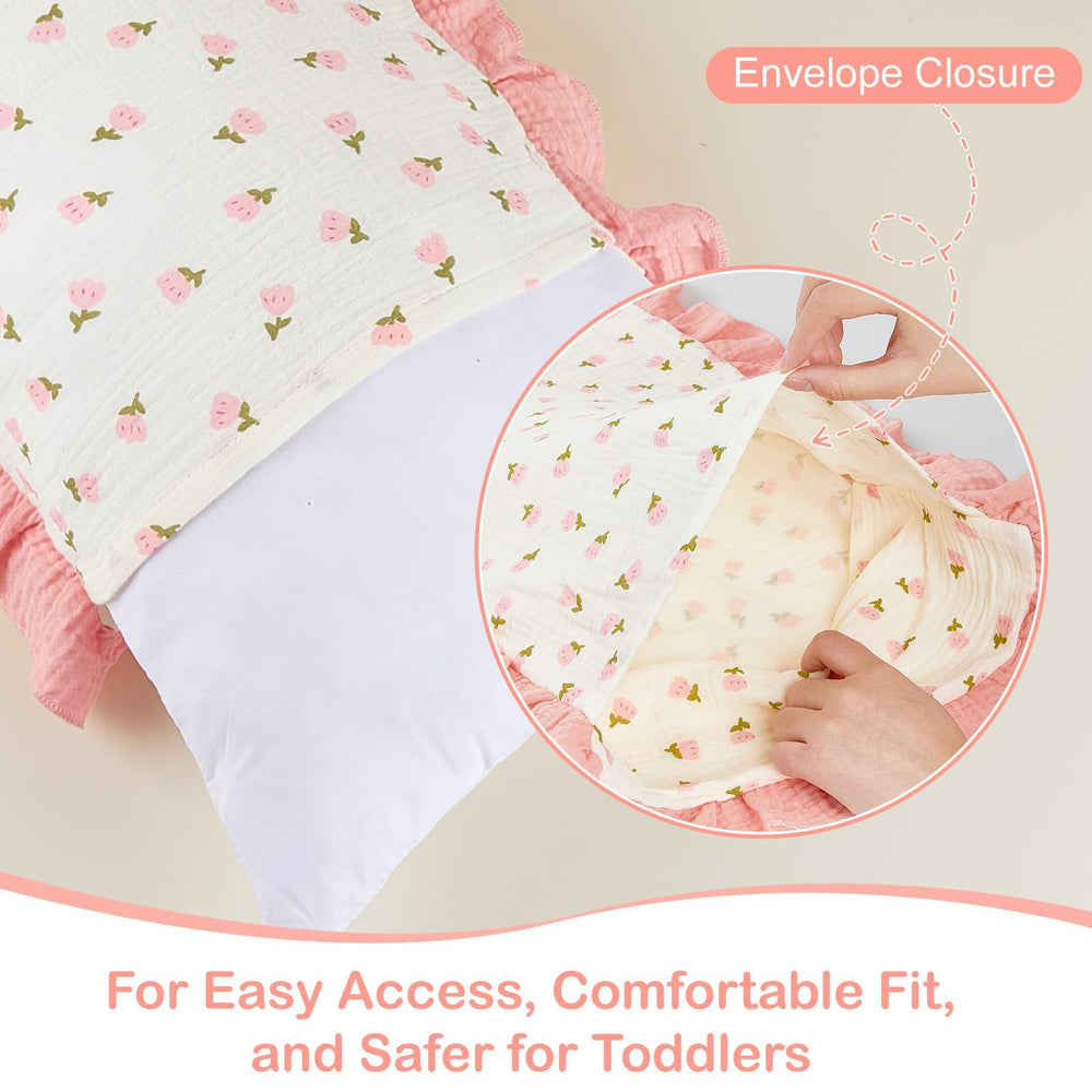 Basumee muslin texture feels ultra-soft and breathable for toddlers.