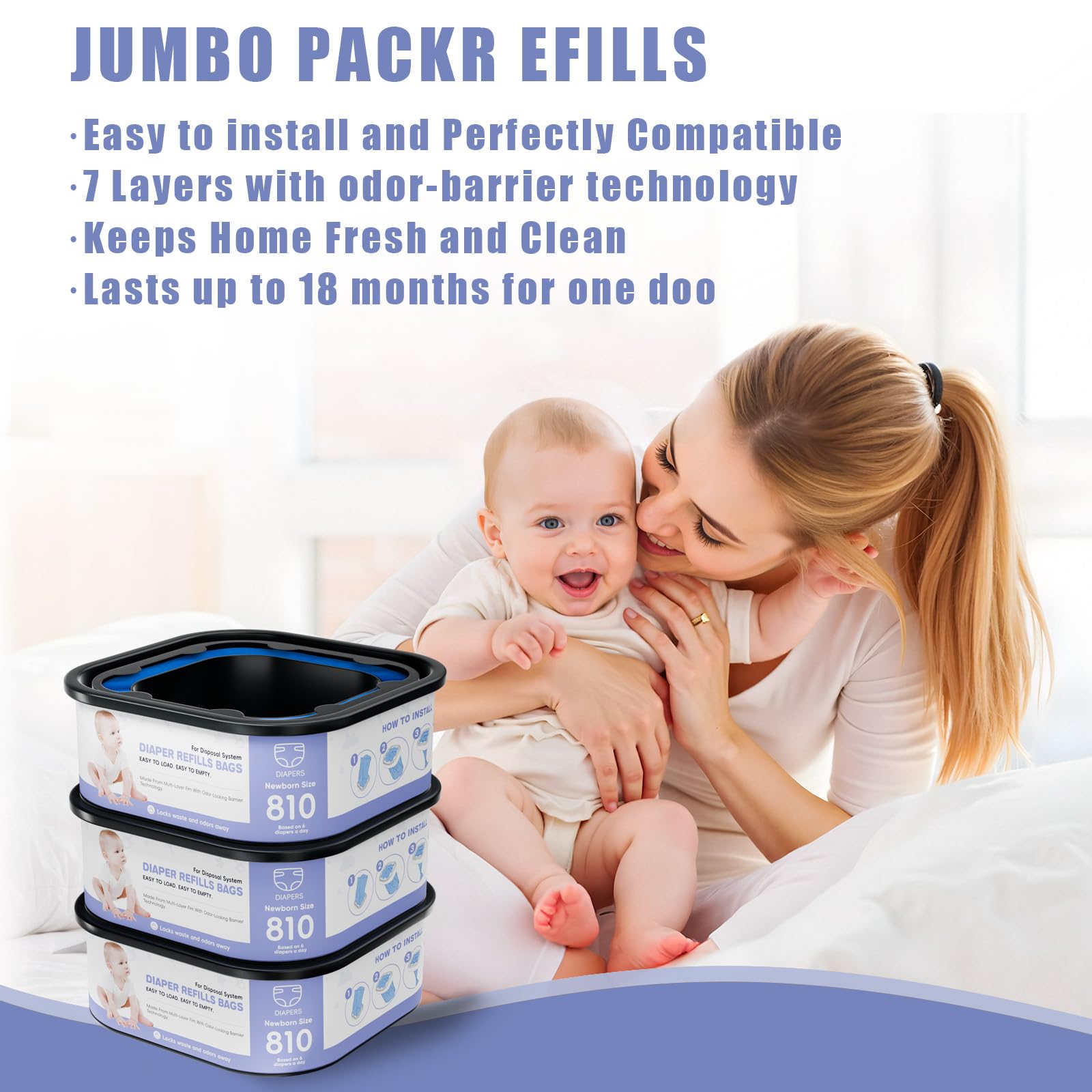 BATADAPTER leak-proof durable material keeps disposal mess-free