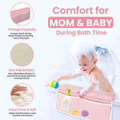 Batalee elbow rest pad close-up textured grip for comfortable, stable baths