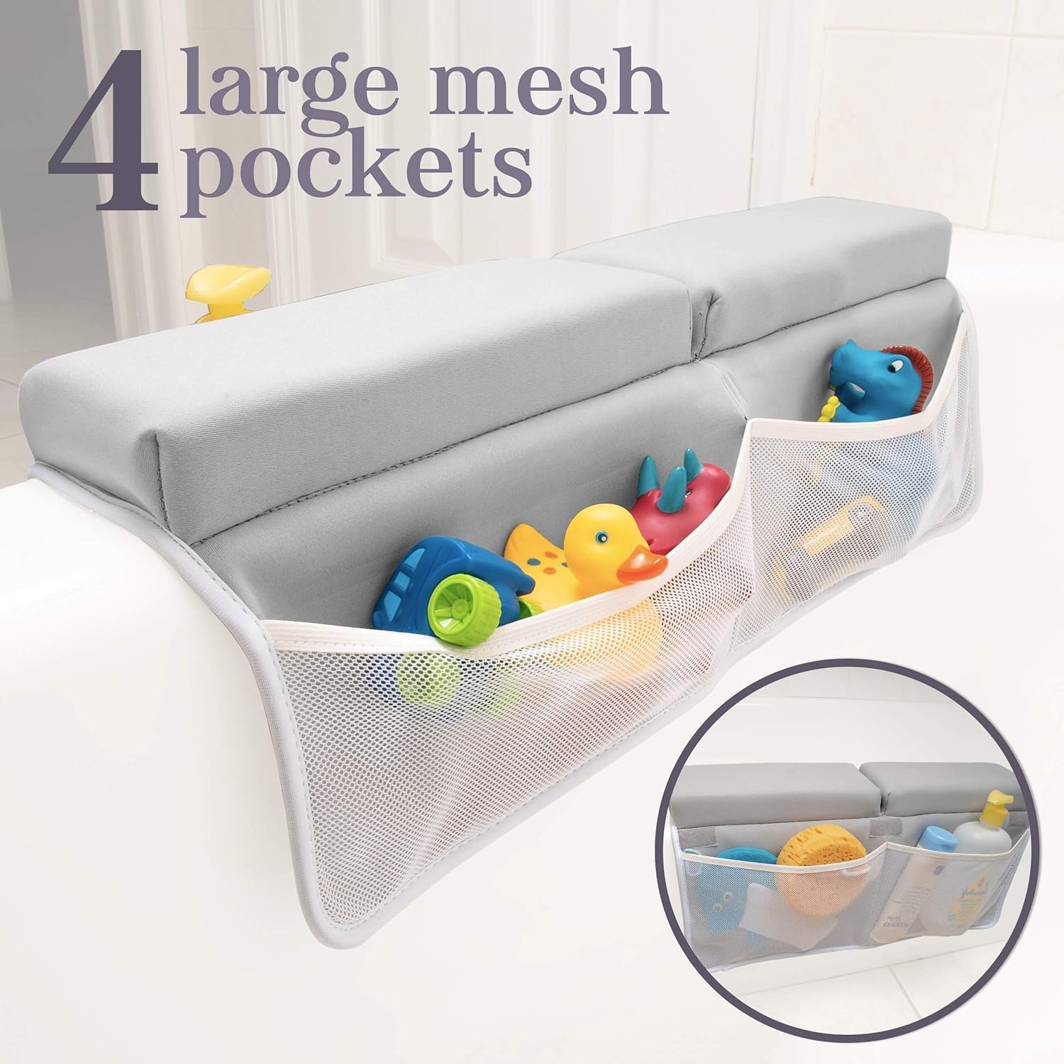 BATALEE non-slip kneeler with suction cups keeps the tub in place
