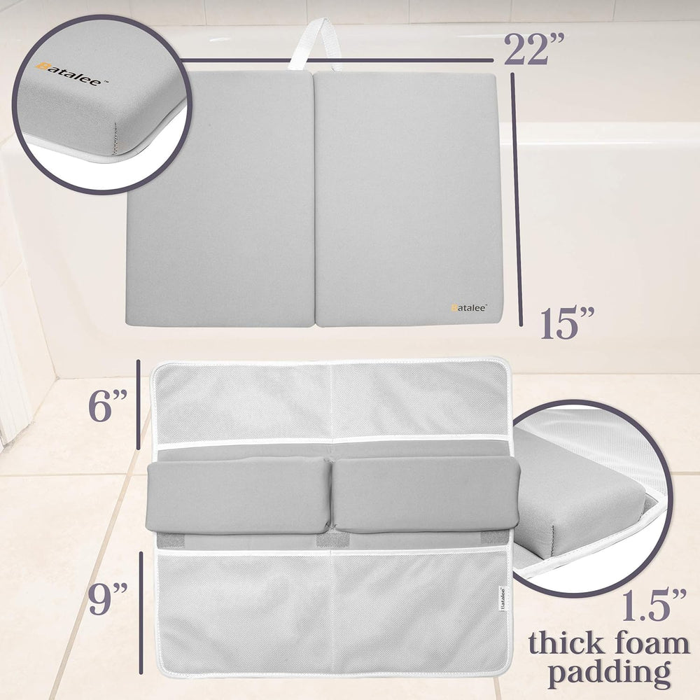 BATALEE waterproof matte gray knee pad offers durable, slip-resistant comfort