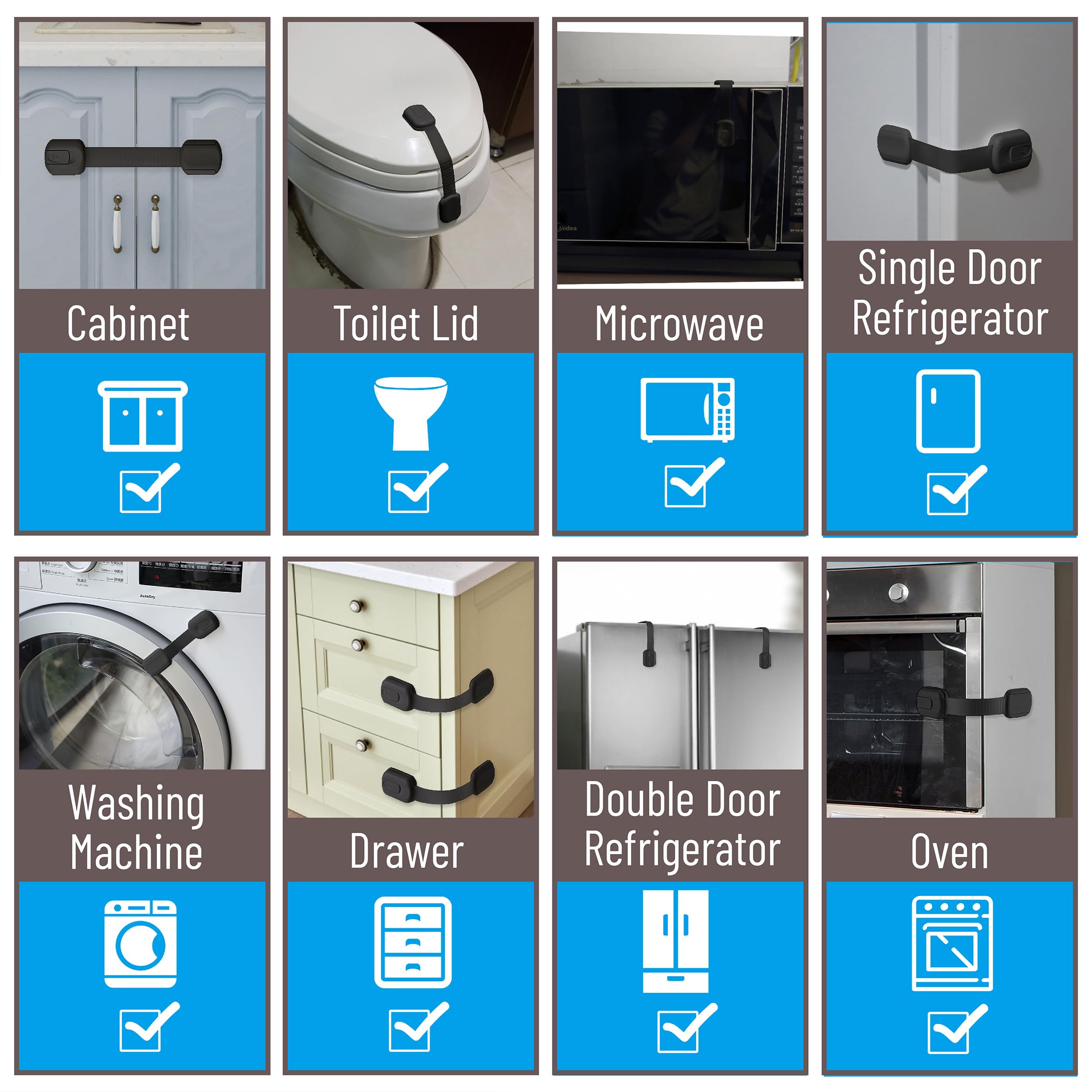 Bates Choice 3M adhesive-hold showing strong, furniture-safe mounting capability.