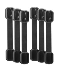 Bates Choice child-safety-strap-locks-6-pack ready for cabinet protection and toddler-proofing.