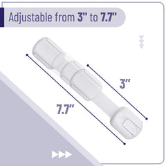 Bates Choice adjustable strap extended to fit larger drawers and appliances securely