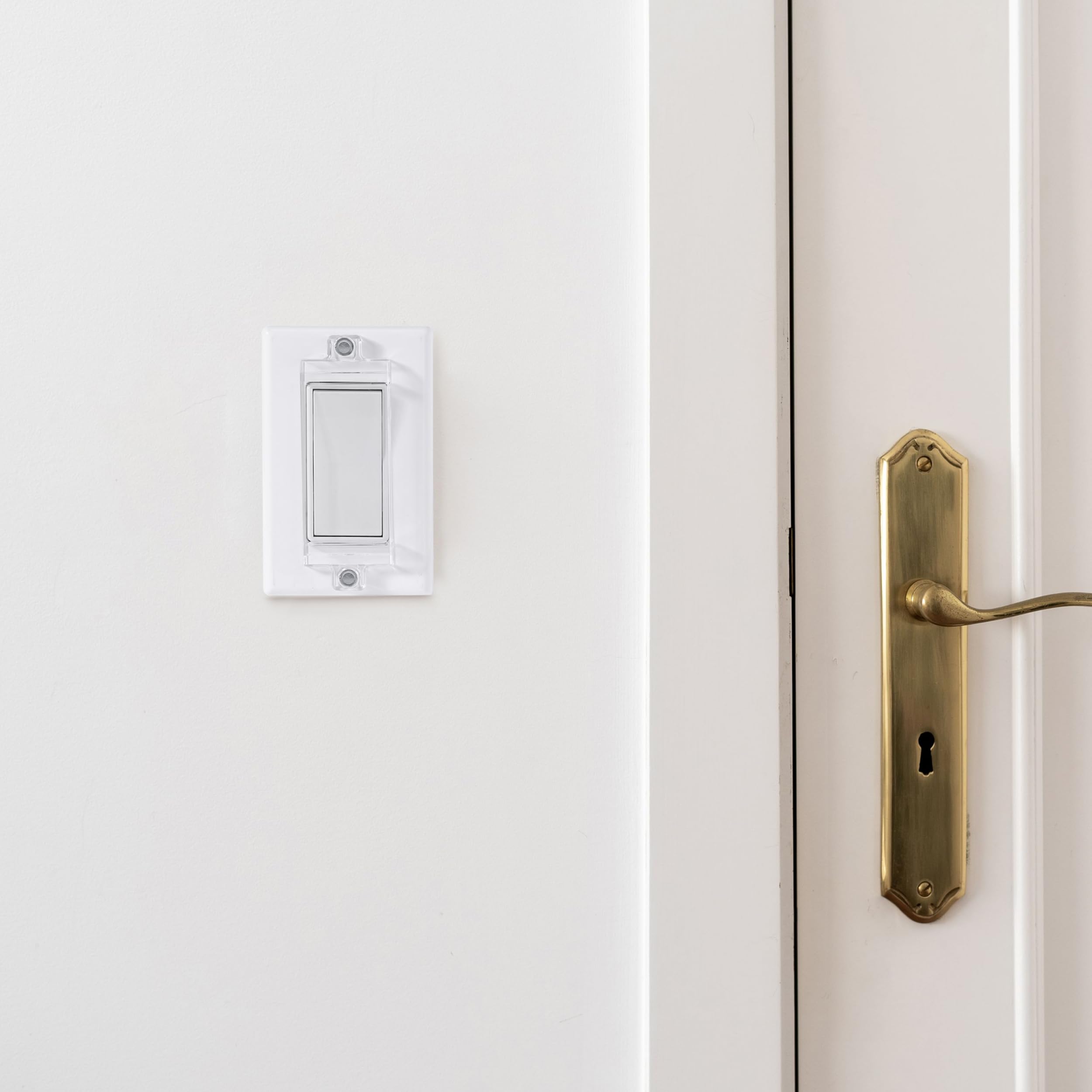 Guard in use keeps switches safe in busy spaces
