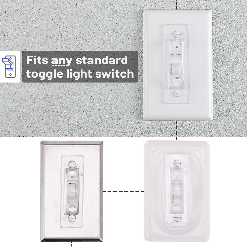 Bates Choice light switch guard cover durable material built to withstand daily use