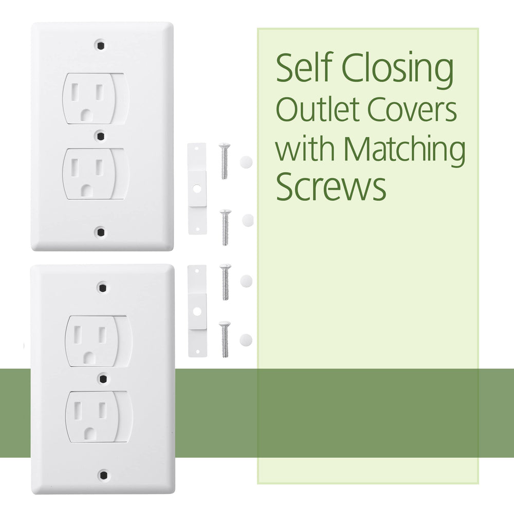 Bates Choice outlet cover wall plate install supports quick babyproofing upgrades.