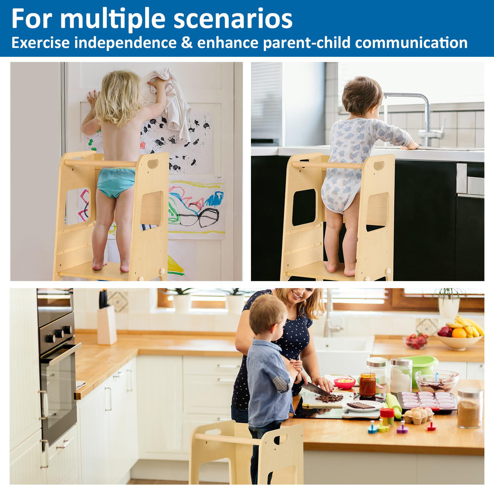 Bateso Kitchen Tower anti-slip mats keep stable footing on slippery kitchen floors