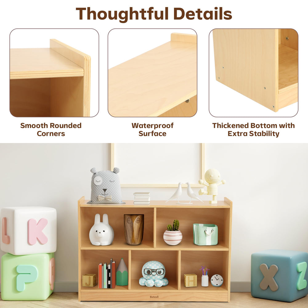 Bateso multipurpose cabinet fits classroom, nursery, and playroom layouts.