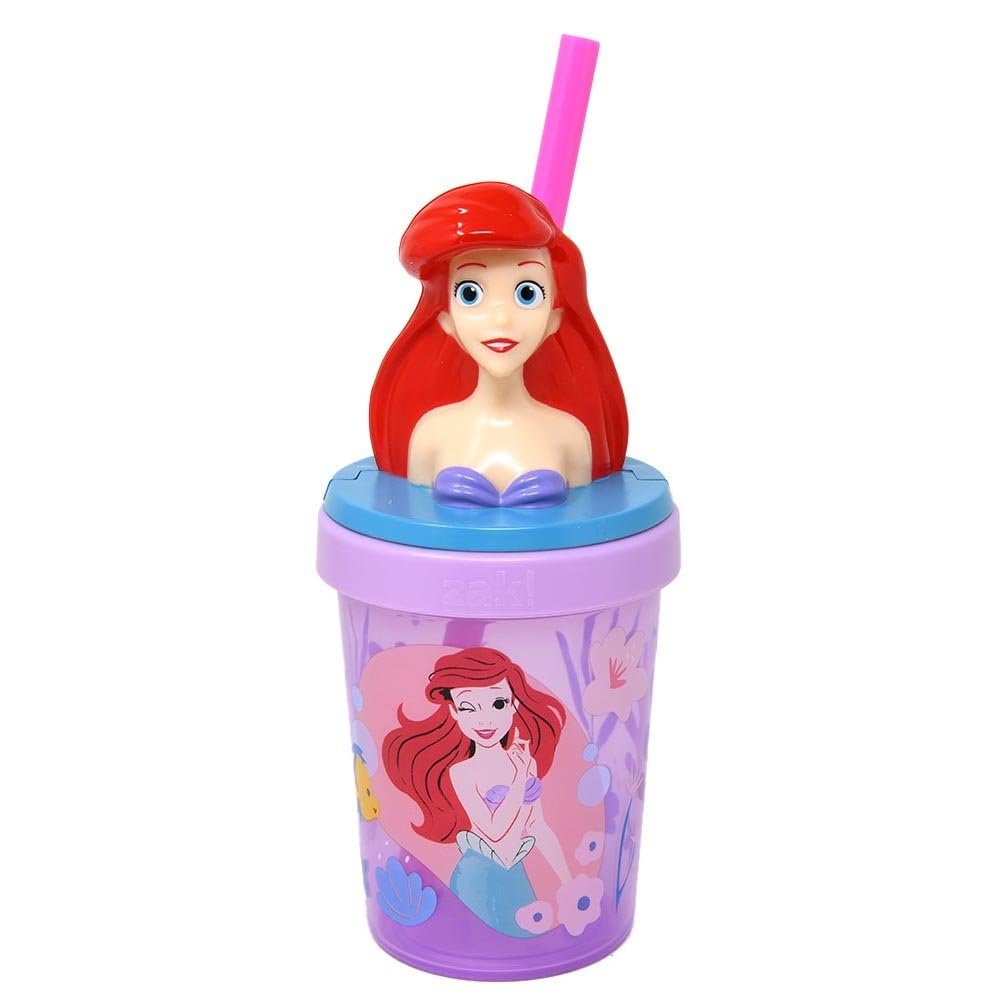 Bath Ariel sipper straw cup for kids with lid, promoting easy on-the-go hydration.