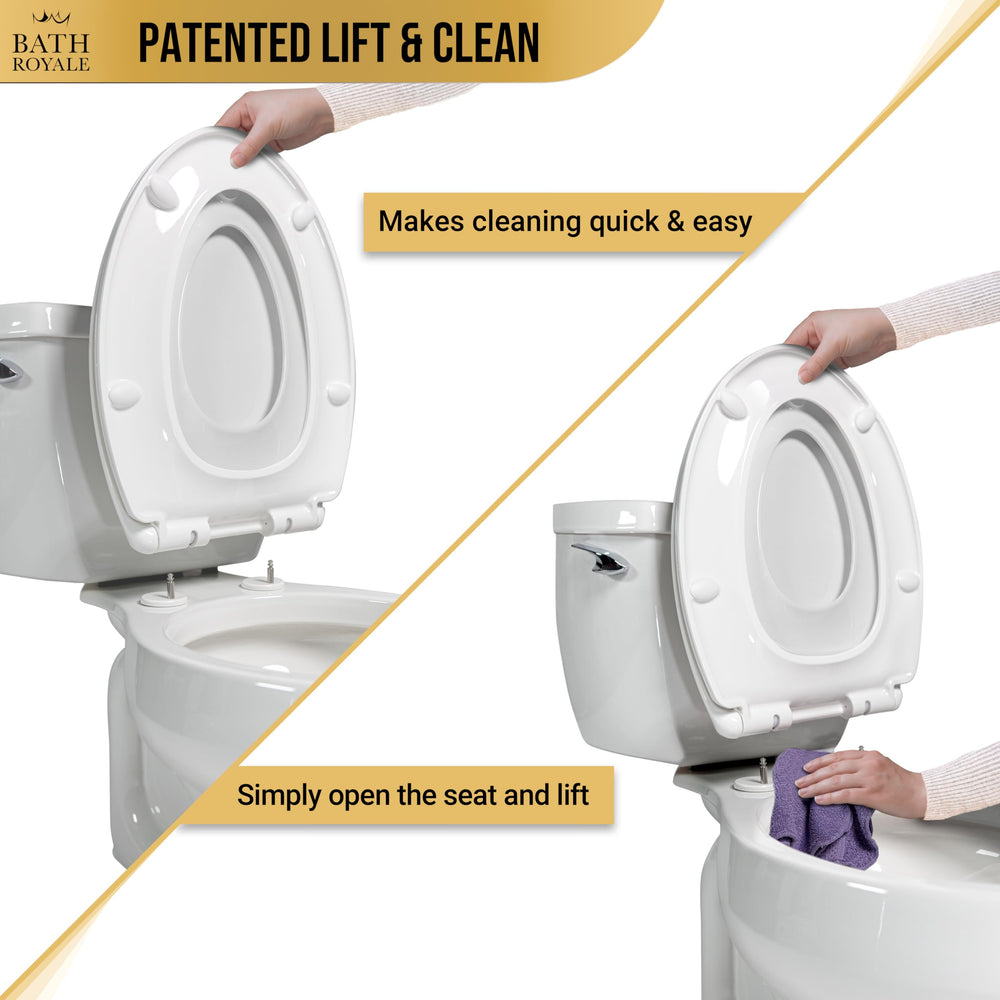 Bath Royale potty seat quick-release for easy cleaning