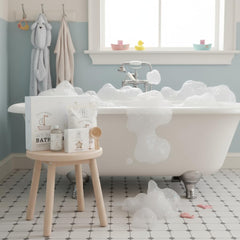 Bathorium Little Charlie colloidal oat supports calming bath-time comfort.
