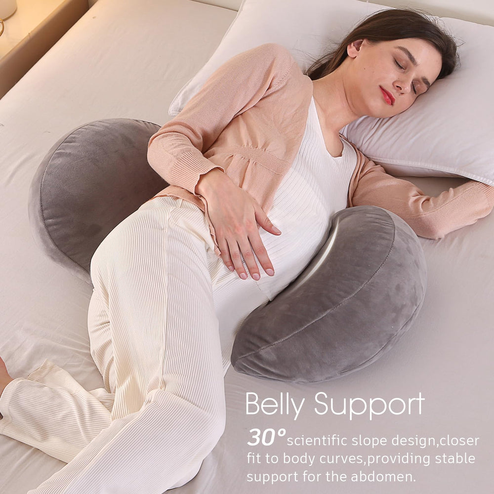 BATTOP pregnancy wedge back support helps maintain spine alignment during rest.