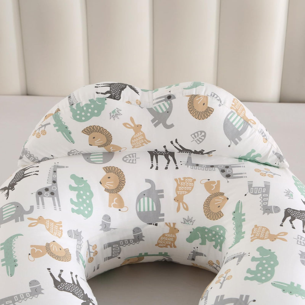BATTOP nursing pillow care scene highlights removable cover and simple cleaning.