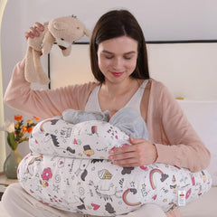 BATTOP nursing pillow plus-size friendly design supports many body types