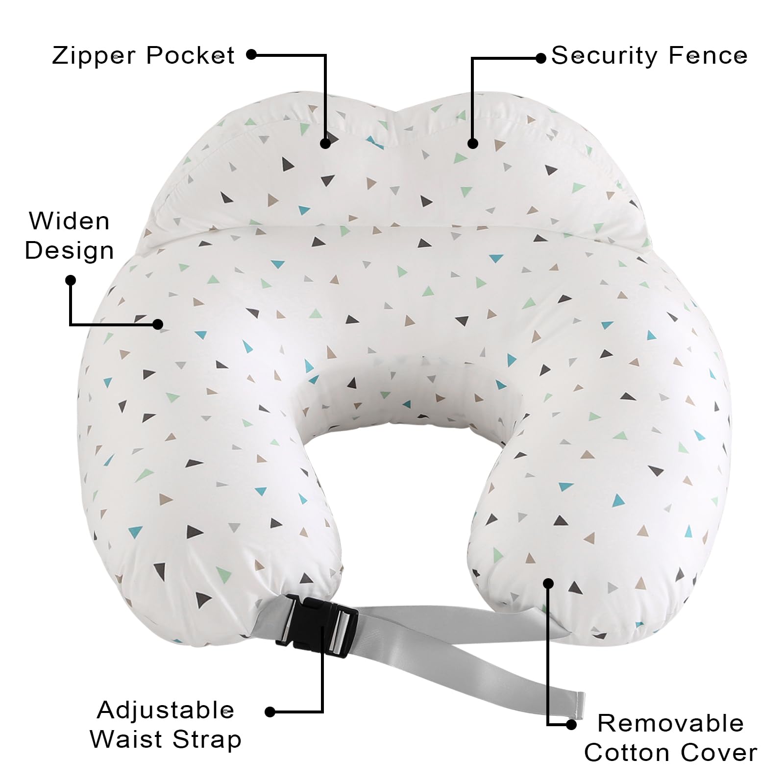 BATTOP nursing pillow-private-breastfeeding helps you feel more relaxed in public.