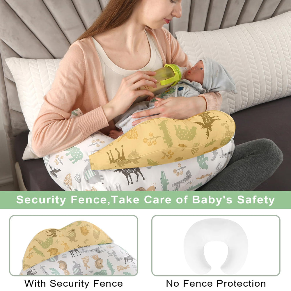 BATTOP nursing pillow removable cover for easy cleaning and quick refresh.