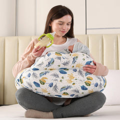 BATTOP nursing pillow as versatile feeding and lounging aid for new moms.