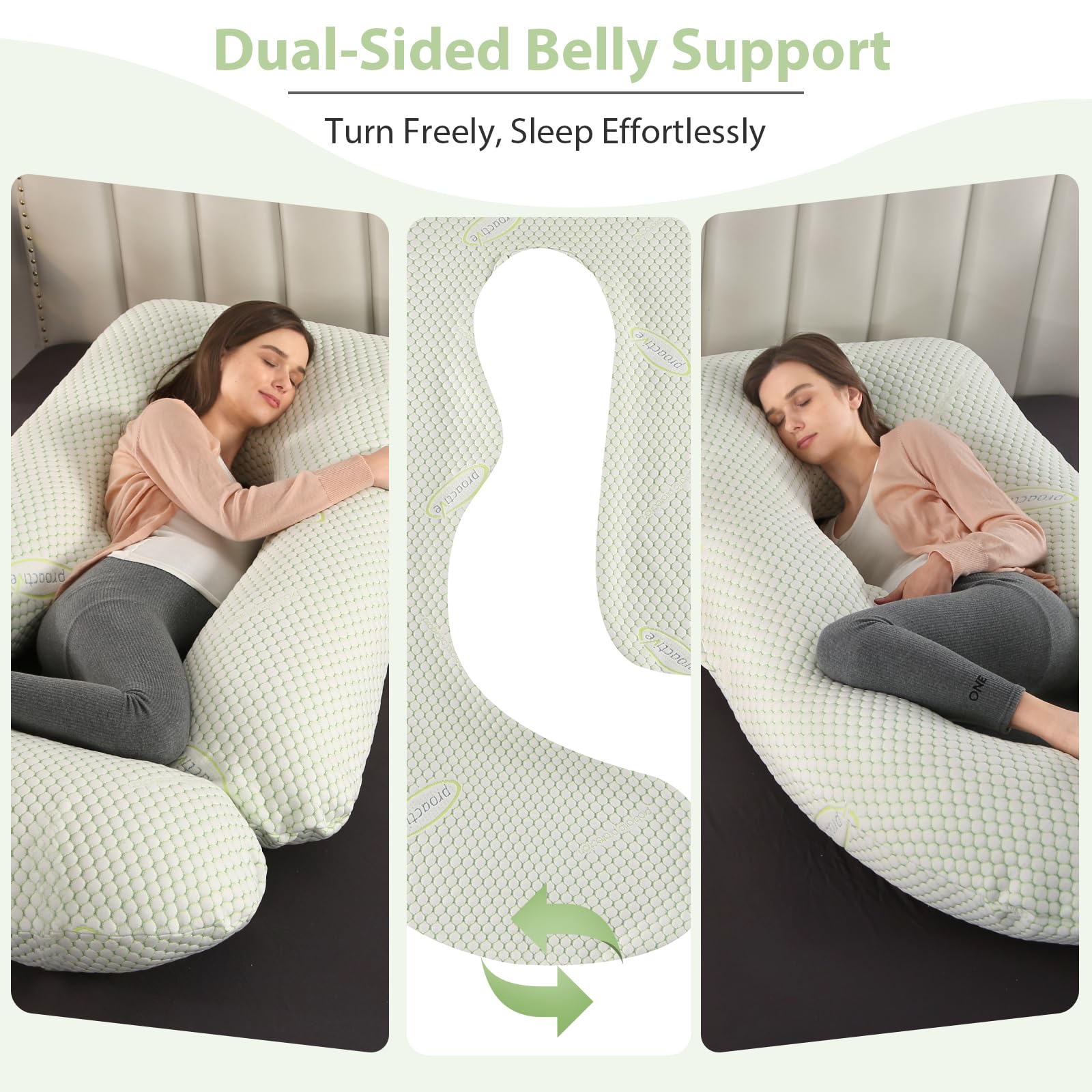 BATTOP adjustable-polyfill allows personalized belly and back support.