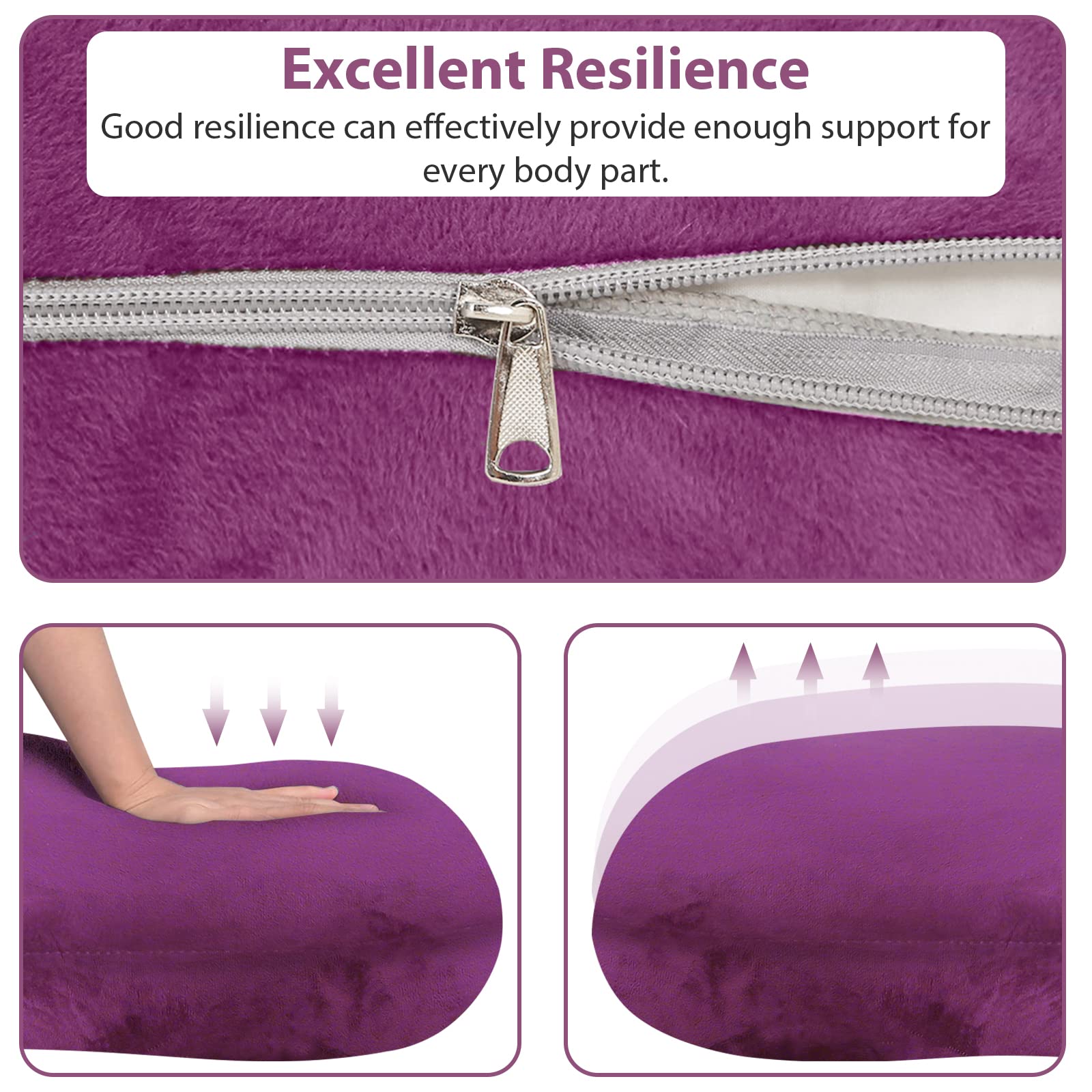 BATTOP wash-care friendly design keeps pillow fresh between uses.
