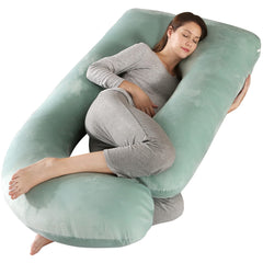 BATTOP pregnancy pillow with full-body design provides comprehensive sleep support.