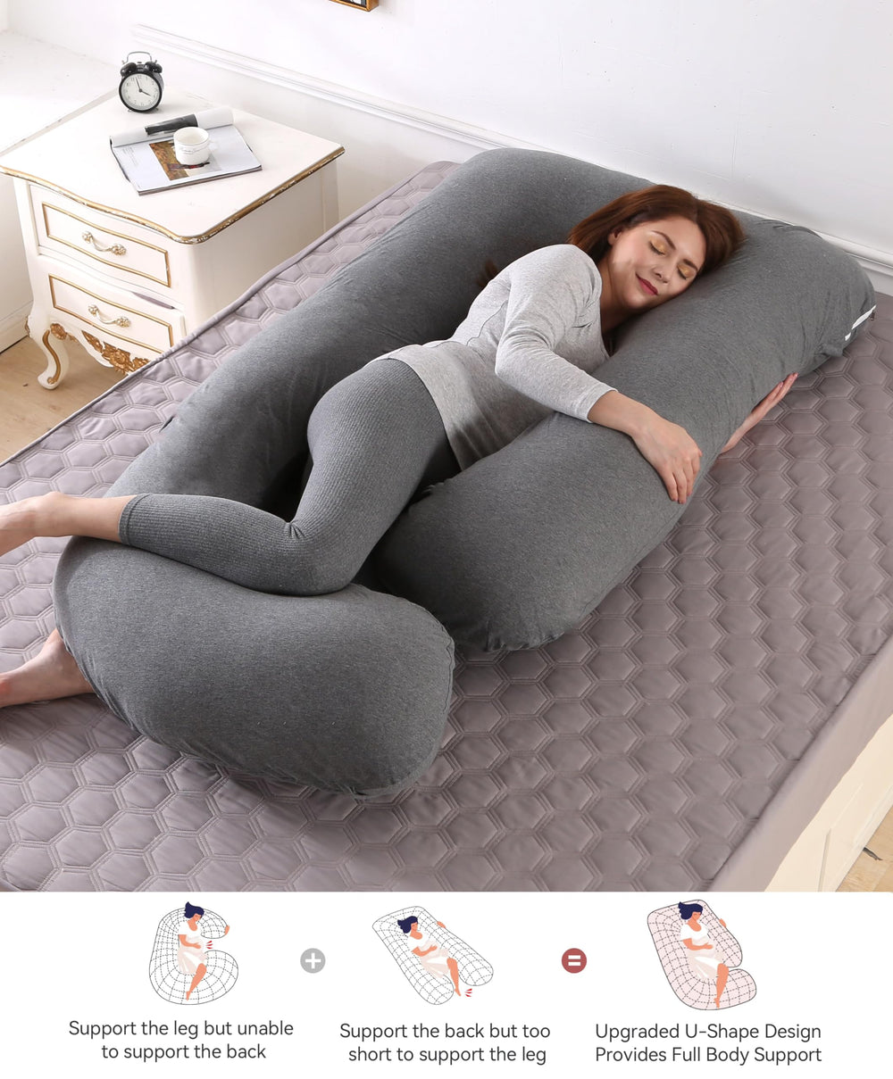 BATTOP pillow offers head and back support for improved alignment during sleep