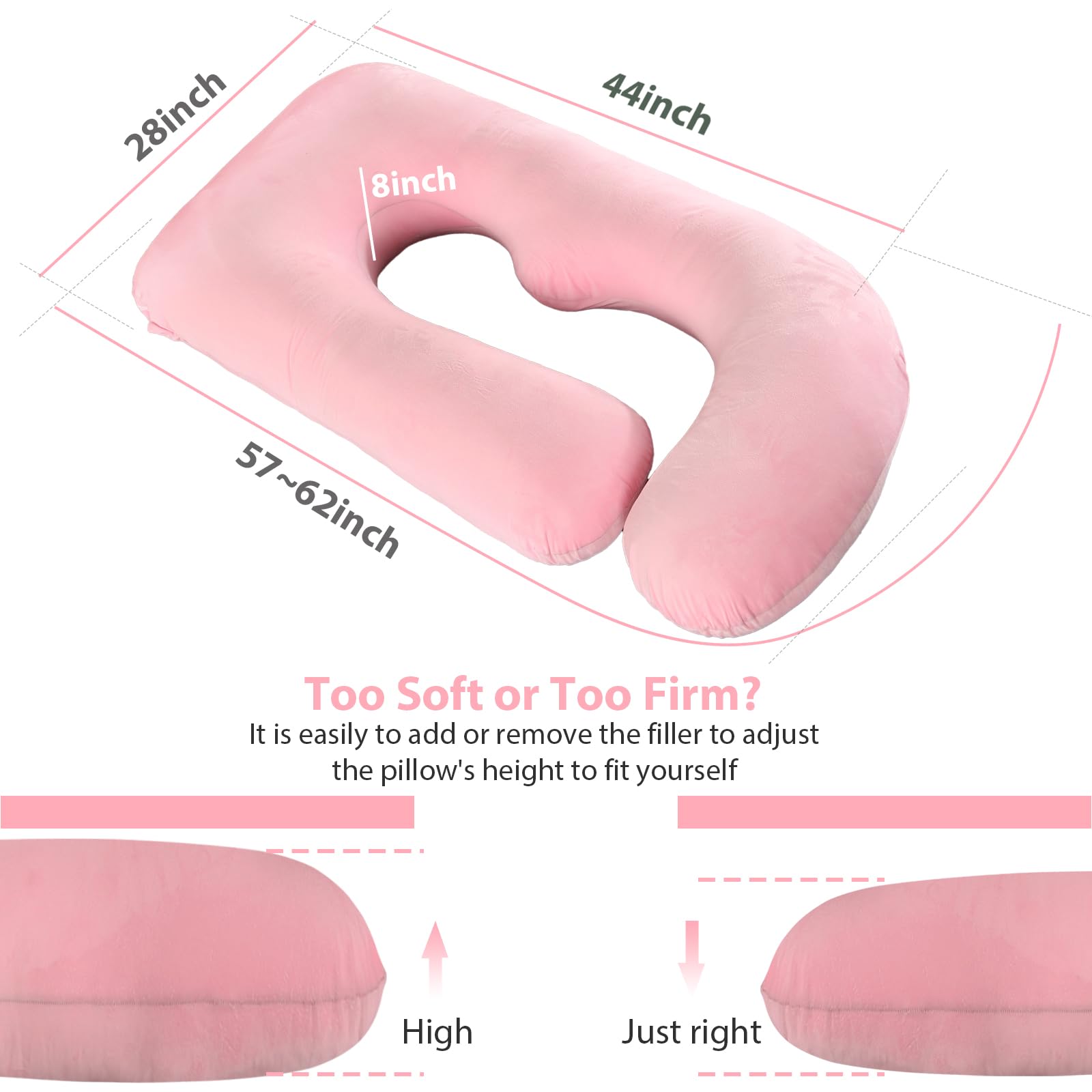 BATTOP pregnancy pillow nursing support scene suggests hands-free feeding comfort.