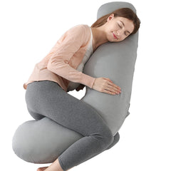 BATTOP pregnancy pillow side-sleeper supports spine and hips for comfortable side sleep.