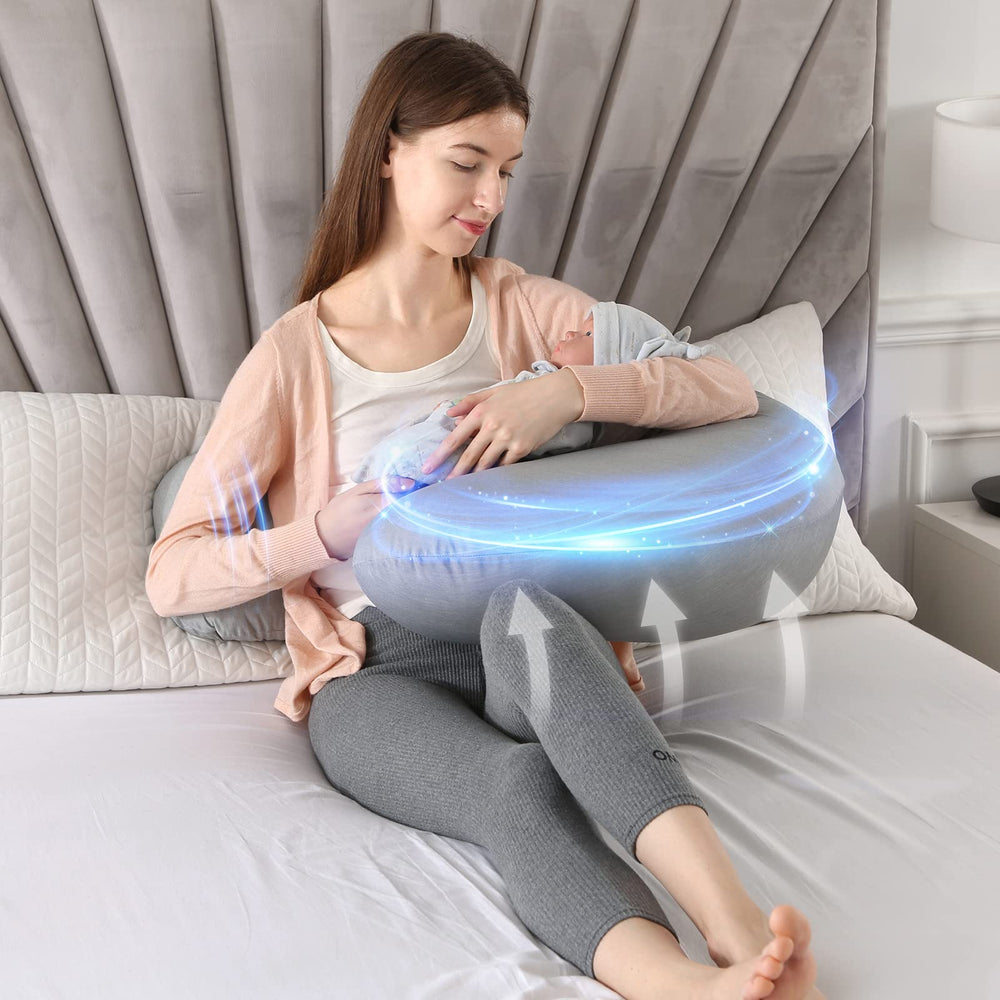 BATTOP pregnancy pillow tummy support aids comfort for expectant mothers.