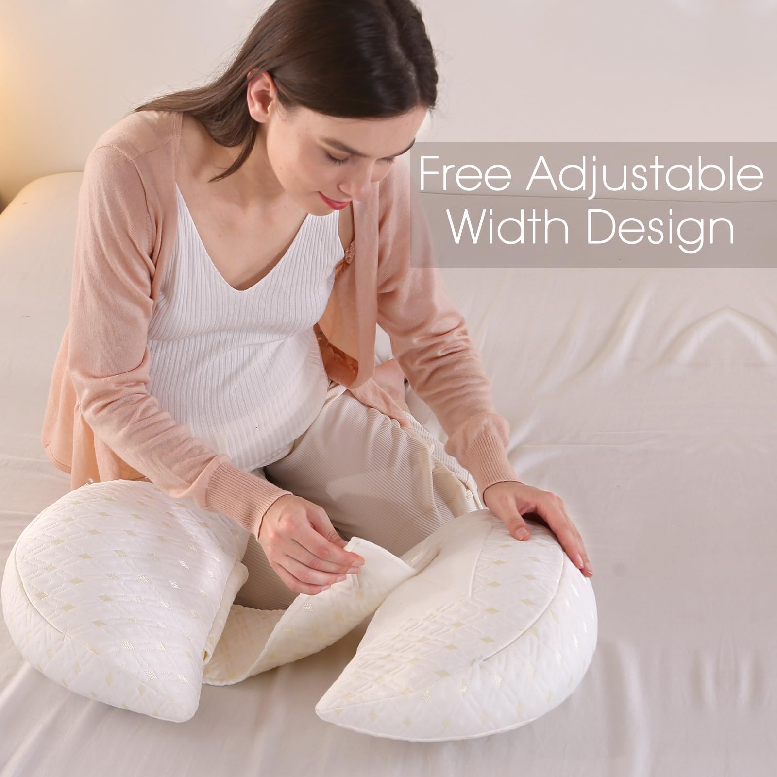 BATTOP portable travel wedge pillow fits in small spaces.