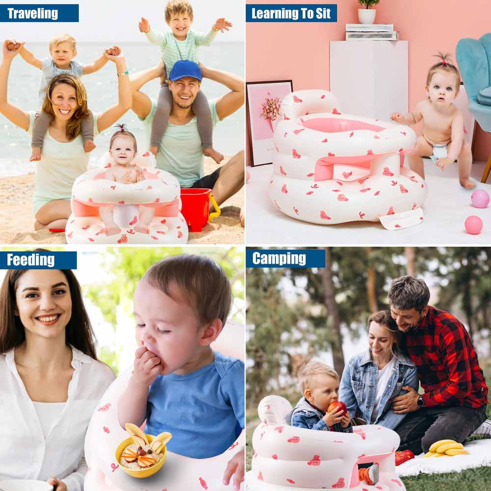 Bavbiiy easy-clean surface for quick wipe-down after meals