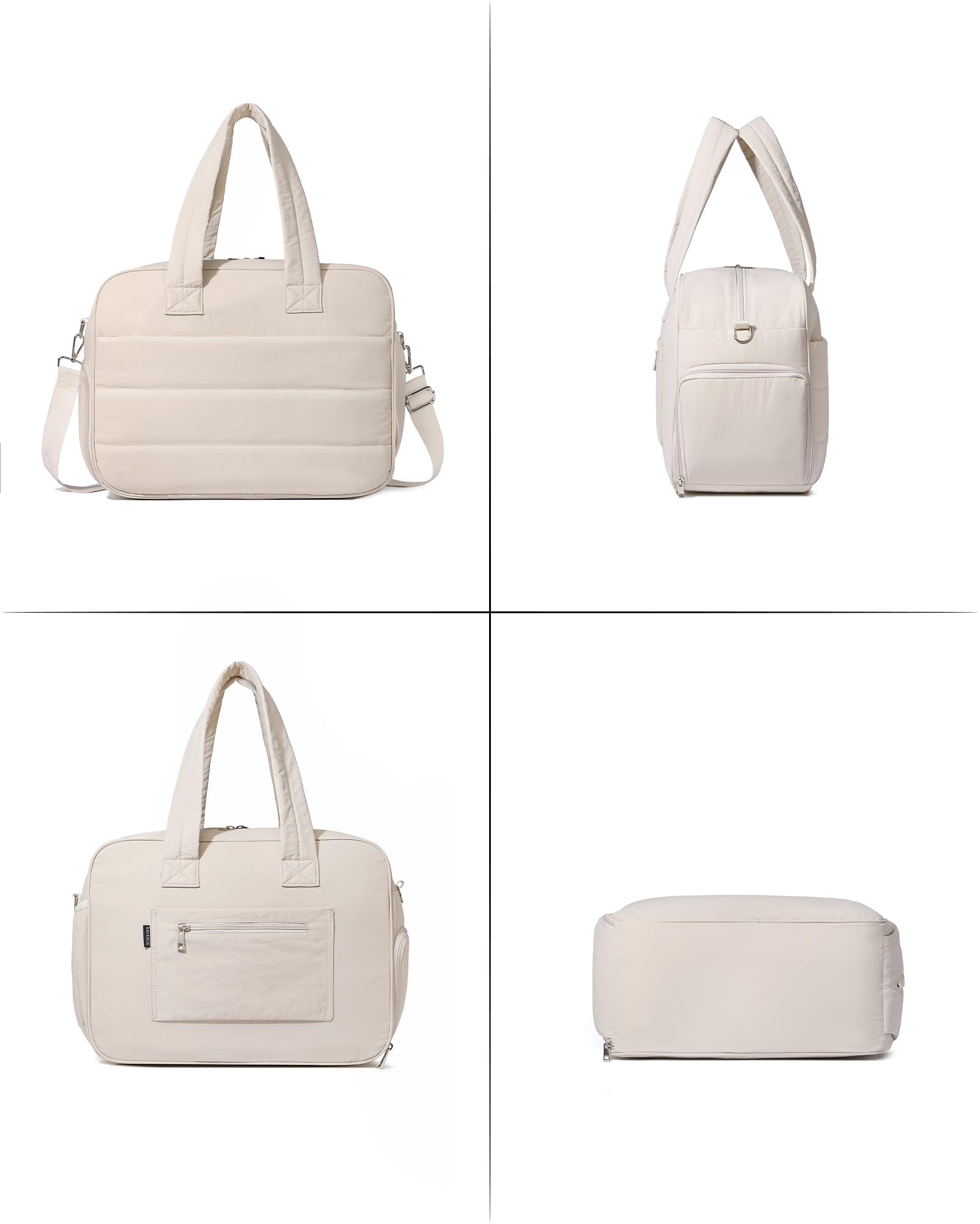 BAVERGE diaper bag trolley sleeve image highlights easy airport travel with a compatible suitcase.