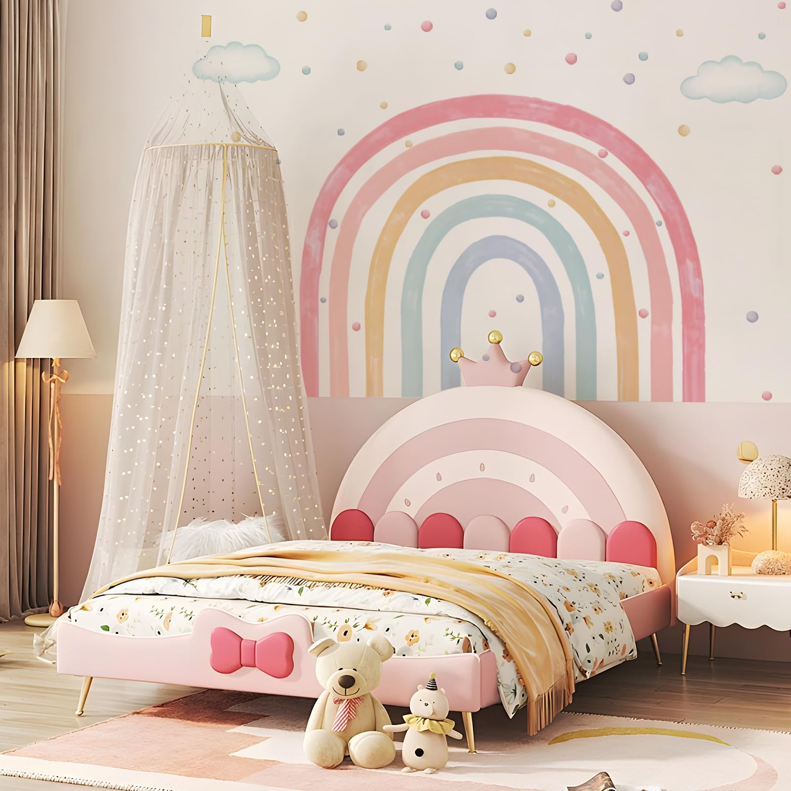 Bawusou installation in a playroom inspires imaginative, colorful vibes.