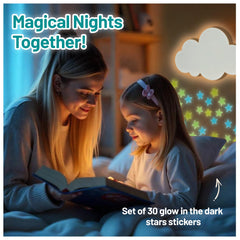 BAZENTI Cloud Lights three brightness levels for soft night lighting