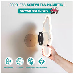 BAZENTI Cloud Lights magnetic mount enables tool-free wall setup
