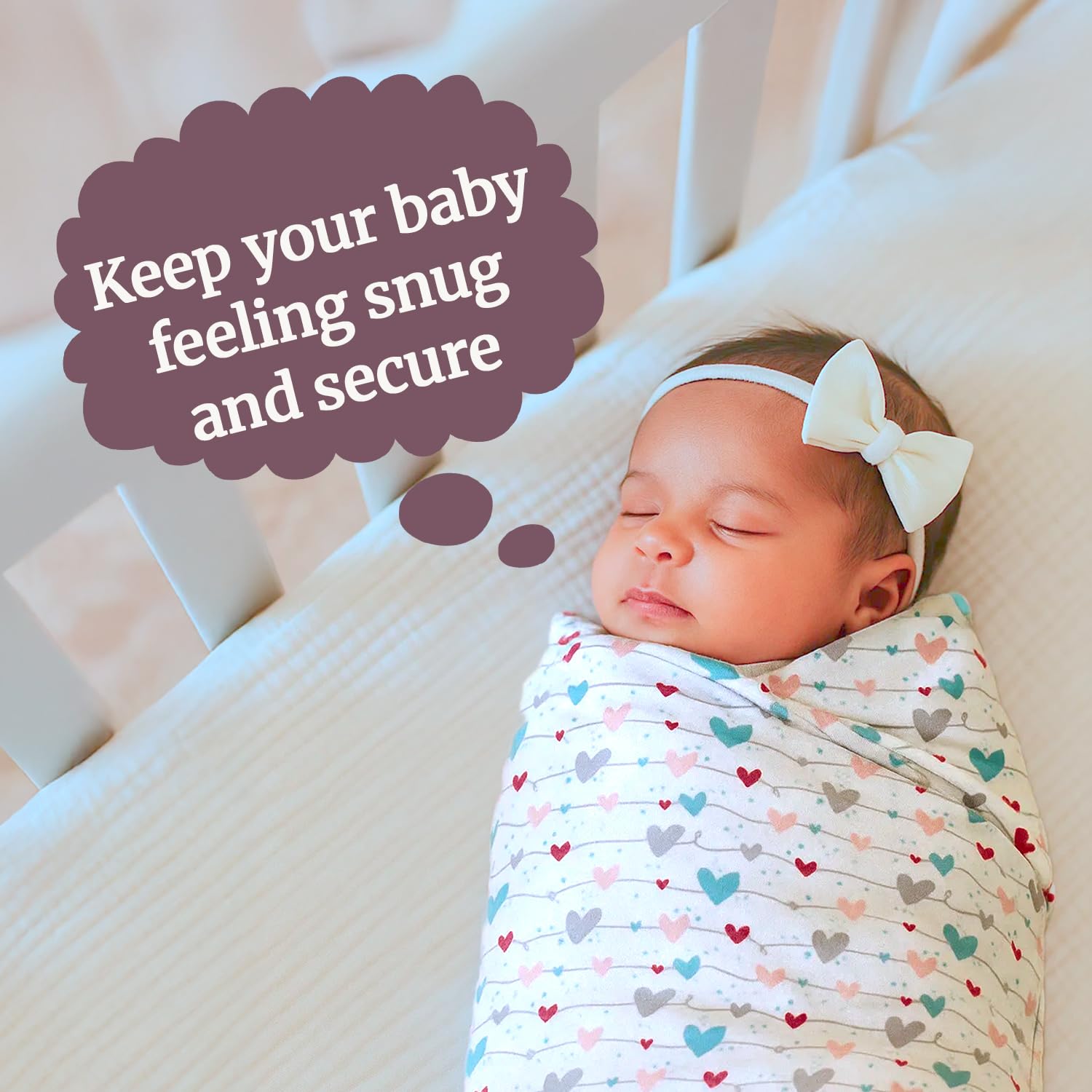 Bazzle Baby Sweetheart soft-on-skin fabric close-up.