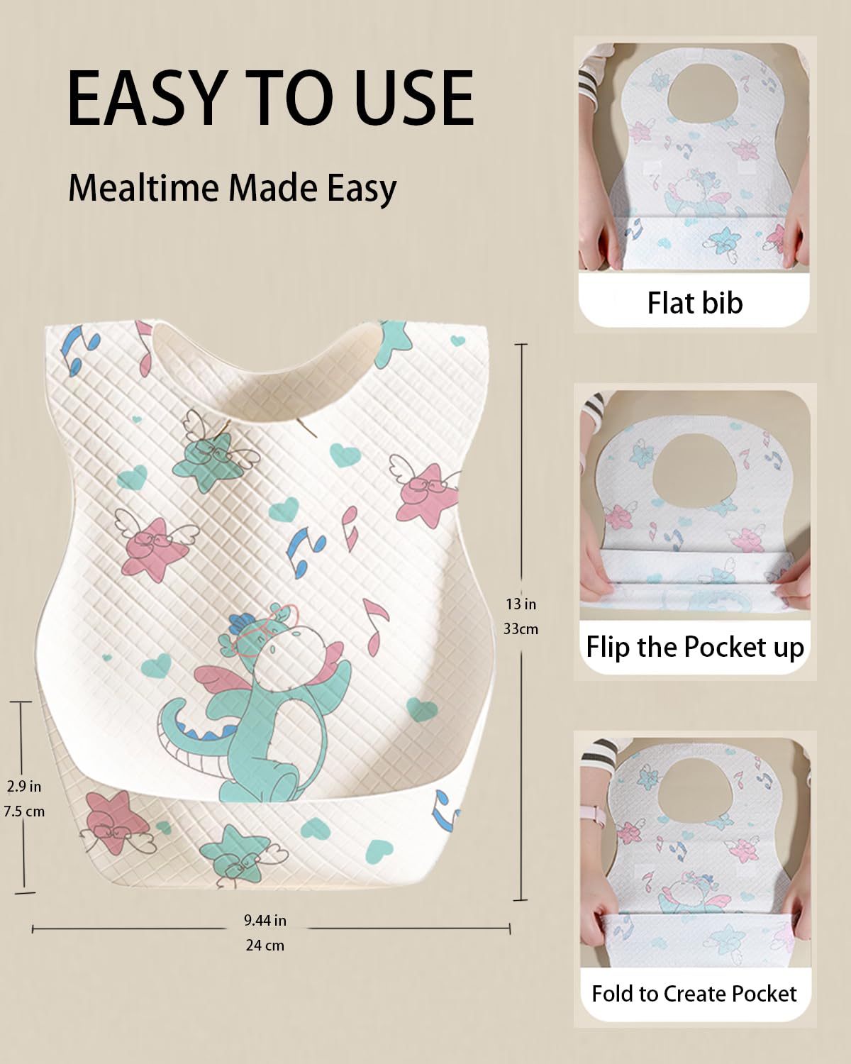 BBabebe bib worn by child demonstrates comfortable fit