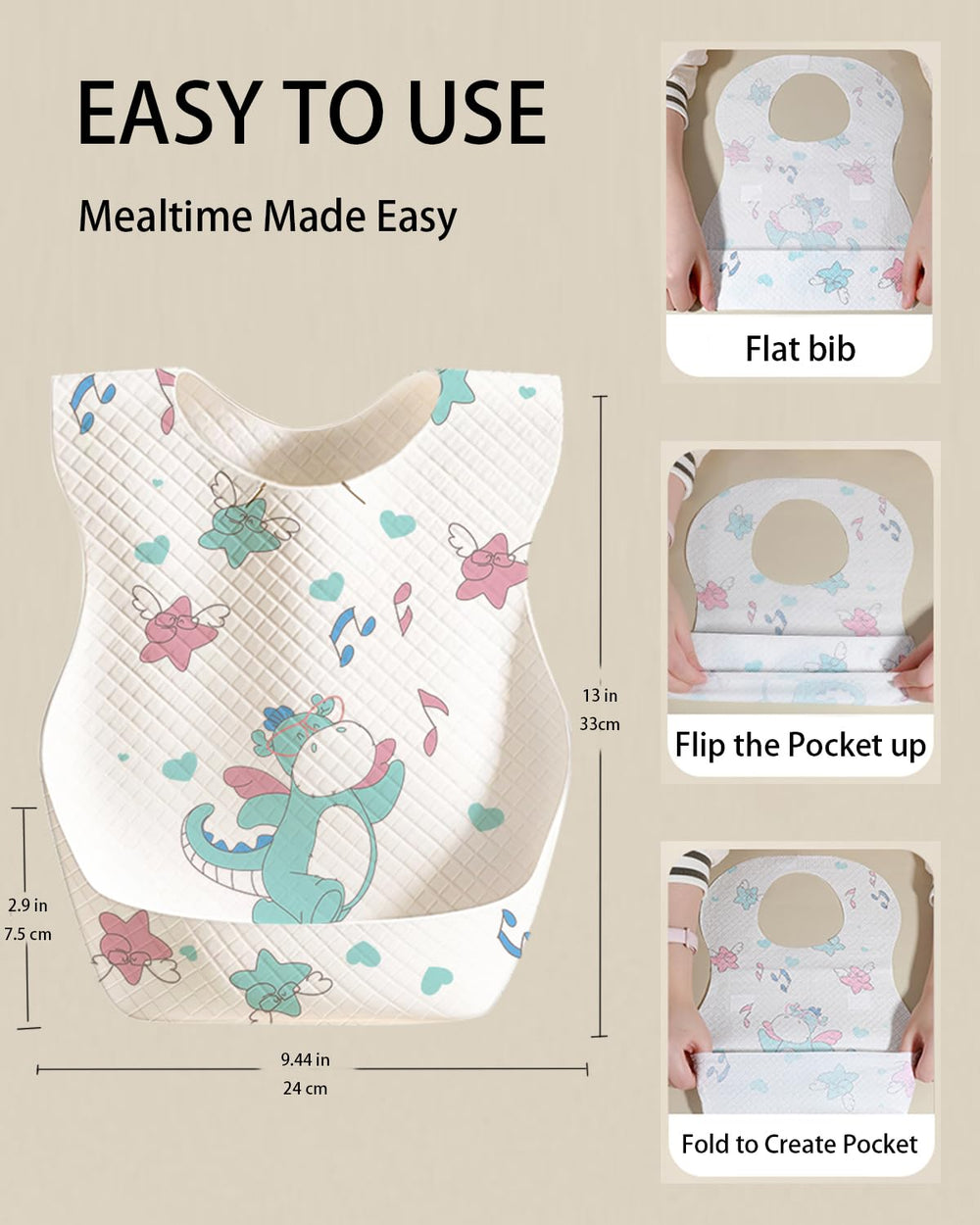 BBabebe bib worn by child demonstrates comfortable fit