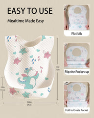 BBabebe bib worn by child demonstrates comfortable fit
