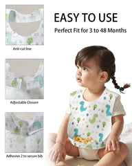 BBabebe bib pocket detail catches spills and crumbs