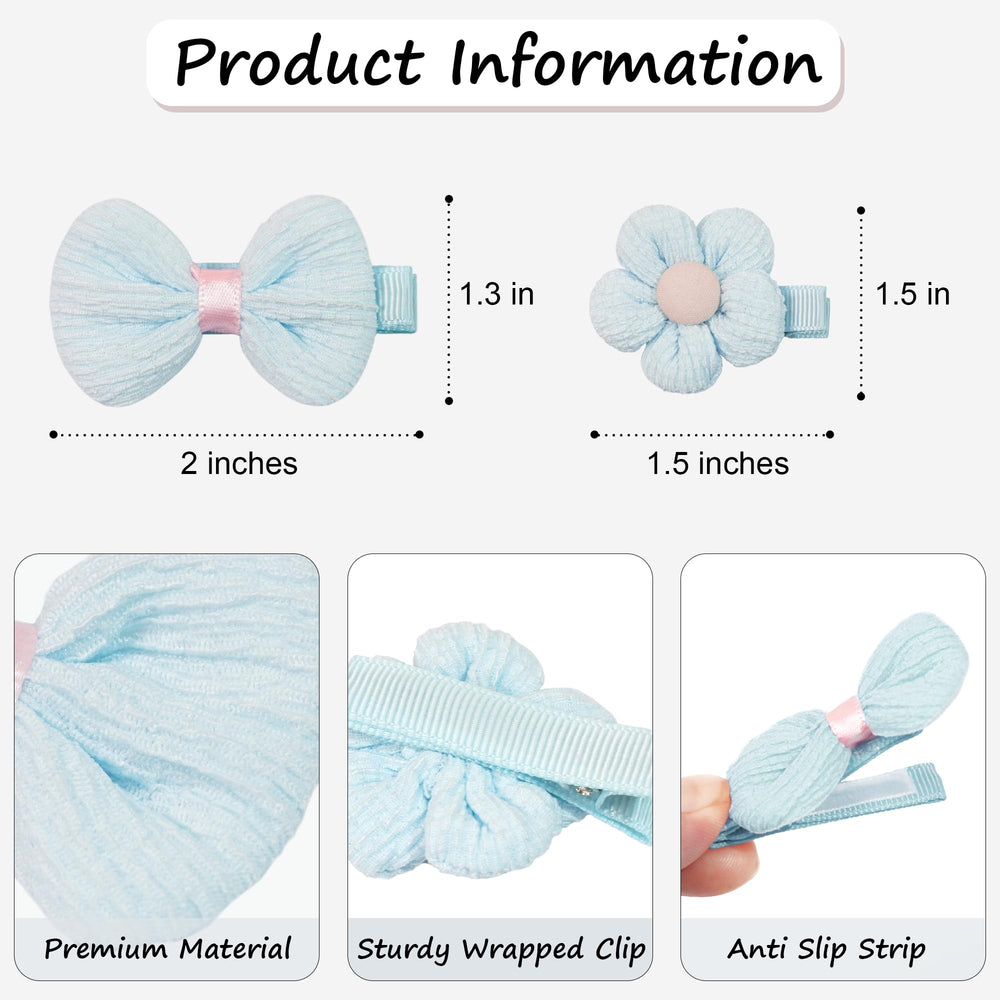 BBGifts kids wearing floral clips for a school-day look