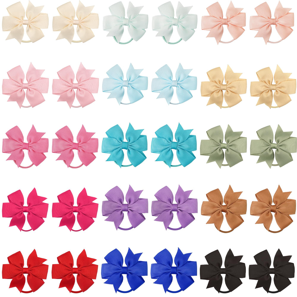 BBGifts 2in bows color variety for mix-and-match outfits