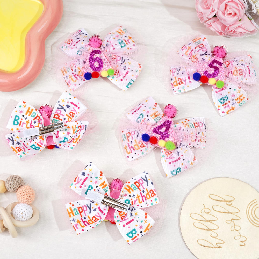 BBGifts alligator clip bow stays secure during play and activities.
