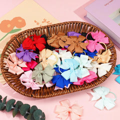 BBGifts baby hair bows on hair showing gentle hold