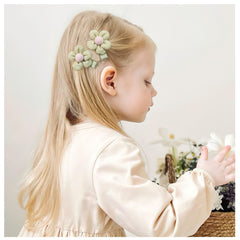 BBGifts boutique baby girl hair clips flowers bangs view ideal for bangs