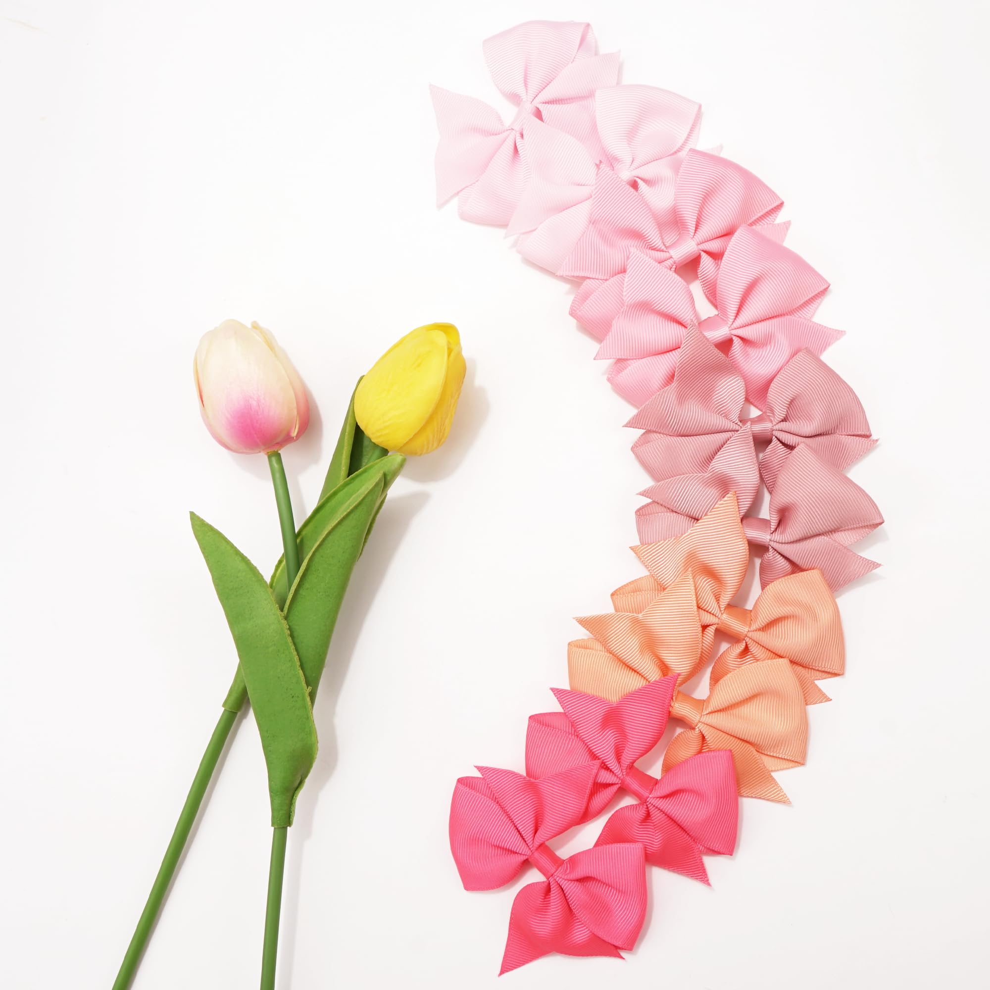 BBGifts color palette of 15 colors bows for coordinating outfits