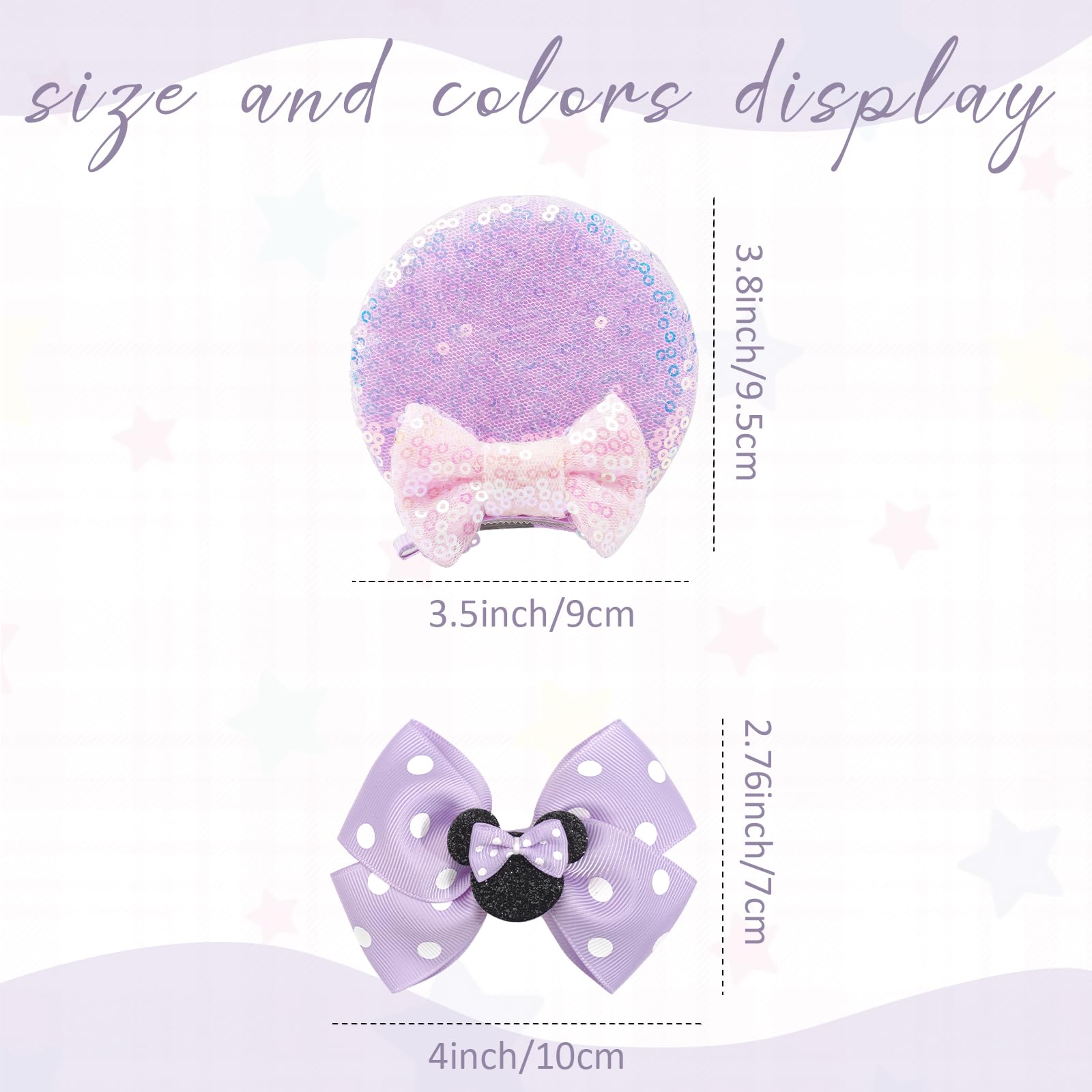 BBGifts glitter mouse ears headband adds sparkle to birthday looks